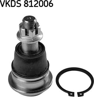 SKF VKDS 812006 - Шаровая опора, несущий / направляющий шарнир autosila-amz.com