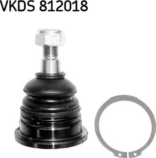 SKF VKDS 812018 - Шаровая опора, несущий / направляющий шарнир autosila-amz.com