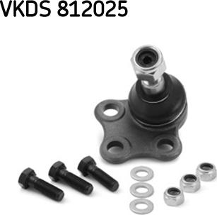 SKF VKDS 812025 - Шаровая опора, несущий / направляющий шарнир autosila-amz.com