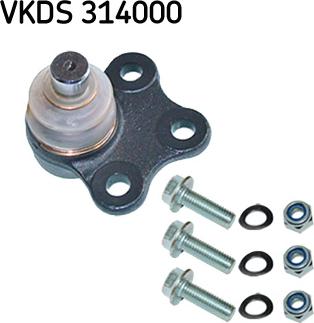 SKF VKDS 314000 - Шаровая опора, несущий / направляющий шарнир autosila-amz.com