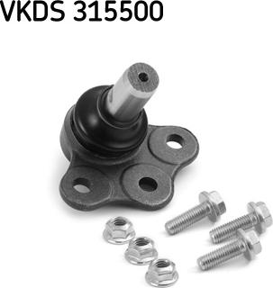 SKF VKDS 315500 - Шаровая опора, несущий / направляющий шарнир autosila-amz.com