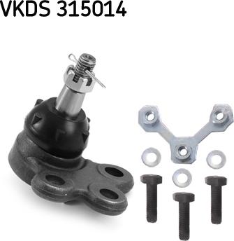 SKF VKDS 315014 - Шаровая опора, несущий / направляющий шарнир autosila-amz.com