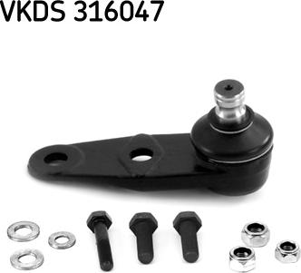 SKF VKDS 316047 - Шаровая опора, несущий / направляющий шарнир autosila-amz.com