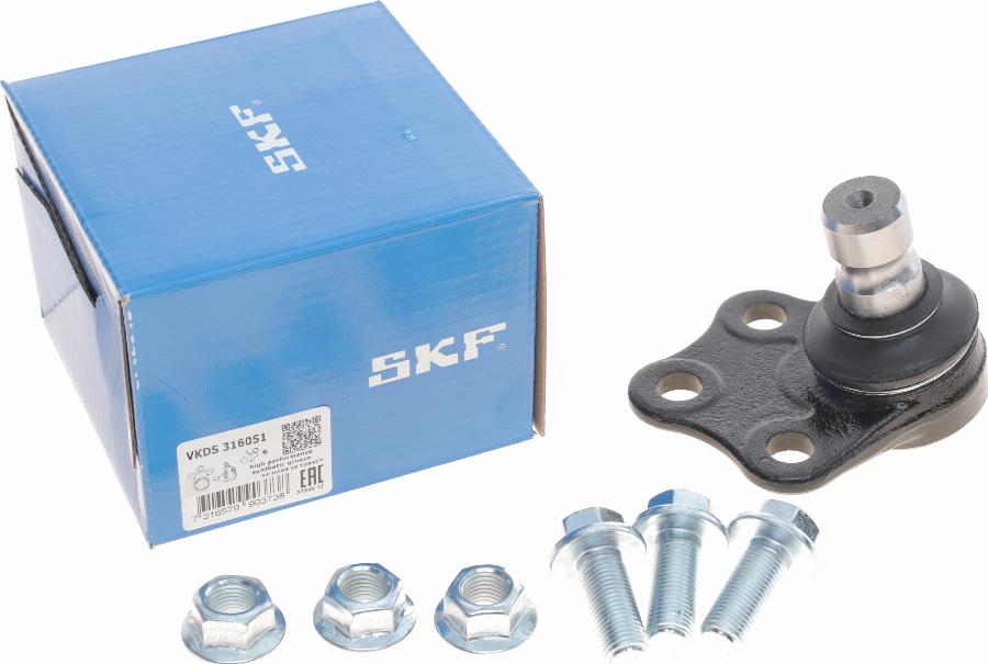 SKF VKDS 316051 - Шаровая опора, несущий / направляющий шарнир autosila-amz.com