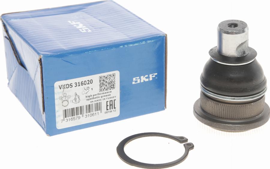 SKF VKDS 316020 - Шаровая опора, несущий / направляющий шарнир autosila-amz.com