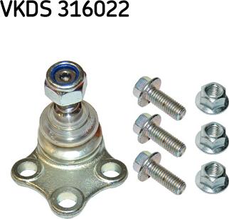 SKF VKDS 316022 - Шаровая опора, несущий / направляющий шарнир autosila-amz.com