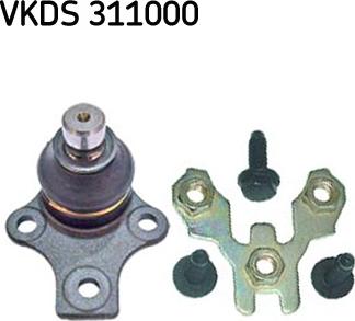 SKF VKDS 311000 - Шаровая опора, несущий / направляющий шарнир autosila-amz.com