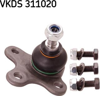 SKF VKDS 311020 - Шаровая опора, несущий / направляющий шарнир autosila-amz.com