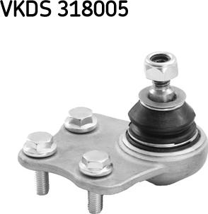 SKF VKDS 318005 - Шаровая опора, несущий / направляющий шарнир autosila-amz.com