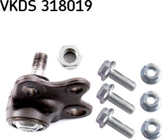 SKF VKDS 318019 - Шаровая опора, несущий / направляющий шарнир autosila-amz.com