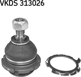 SKF VKDS 313026 - Шаровая опора, несущий / направляющий шарнир autosila-amz.com