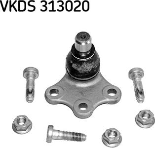 SKF VKDS 313020 - Шаровая опора, несущий / направляющий шарнир autosila-amz.com
