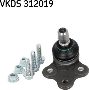 SKF VKDS 312019 - Шаровая опора, несущий / направляющий шарнир autosila-amz.com
