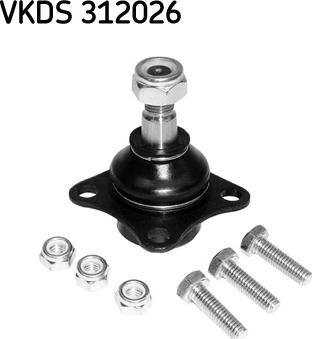 SKF VKDS 312026 - Шаровая опора, несущий / направляющий шарнир autosila-amz.com