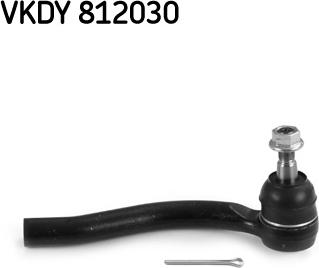 SKF VKDY 812030 - Наконечник рулевой тяги, шарнир autosila-amz.com