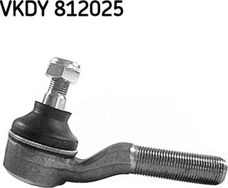 SKF VKDY 812025 - Наконечник рулевой тяги, шарнир autosila-amz.com