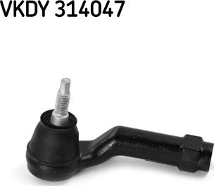 SKF VKDY 314047 - Наконечник рулевой тяги, шарнир autosila-amz.com