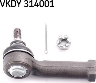 SKF VKDY 314001 - Наконечник рулевой тяги, шарнир autosila-amz.com