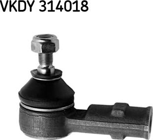 SKF VKDY 314018 - Наконечник рулевой тяги, шарнир autosila-amz.com