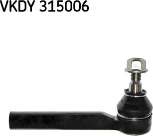SKF VKDY 315006 - Наконечник рулевой тяги, шарнир autosila-amz.com
