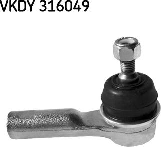 SKF VKDY 316049 - Наконечник  рулевой тяги передн.лев. autosila-amz.com