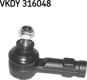 SKF VKDY 316048 - Наконечник рулевой тяги, шарнир autosila-amz.com