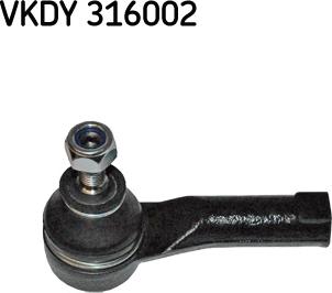 SKF VKDY 316002 - Наконечник рулевой тяги, шарнир autosila-amz.com