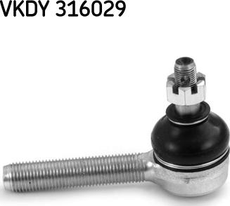 SKF VKDY 316029 - Наконечник рулевой тяги, шарнир autosila-amz.com