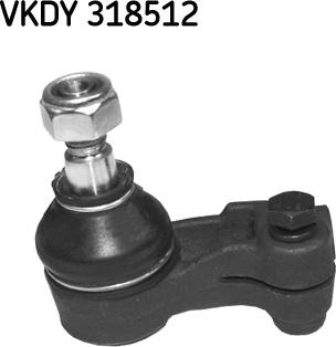 SKF VKDY 318512 - Наконечник рулевой тяги, шарнир autosila-amz.com