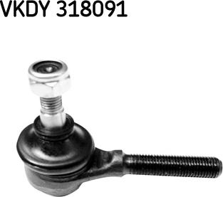 SKF VKDY 318091 - Наконечник рулевой тяги, шарнир autosila-amz.com