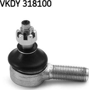 SKF VKDY 318100 - Наконечник рулевой тяги, шарнир autosila-amz.com