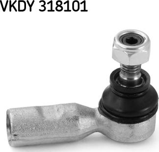 SKF VKDY 318101 - Наконечник рулевой тяги, шарнир autosila-amz.com