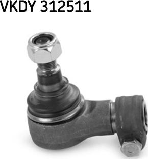 SKF VKDY 312511 - Наконечник рулевой тяги, шарнир autosila-amz.com