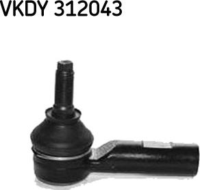 SKF VKDY 312043 - Наконечник рулевой тяги, шарнир autosila-amz.com