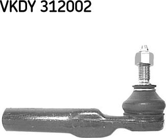 SKF VKDY 312002 - Наконечник рулевой тяги, шарнир autosila-amz.com