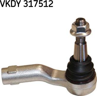 SKF VKDY 317512 - Наконечник рулевой тяги, шарнир autosila-amz.com