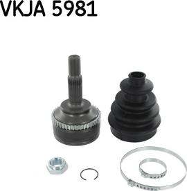 SKF VKJA 5981 - Шарнирный комплект, ШРУС, приводной вал autosila-amz.com