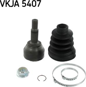 SKF VKJA 5407 - Шарнирный комплект, ШРУС, приводной вал autosila-amz.com