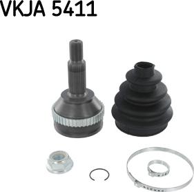 SKF VKJA 5411 - Шарнирный комплект, ШРУС, приводной вал autosila-amz.com