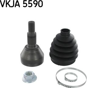 SKF VKJA 5590 - Шарнирный комплект, ШРУС, приводной вал autosila-amz.com