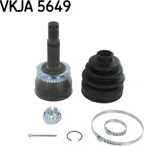 SKF VKJA 5649 - Шарнирный комплект, ШРУС, приводной вал autosila-amz.com