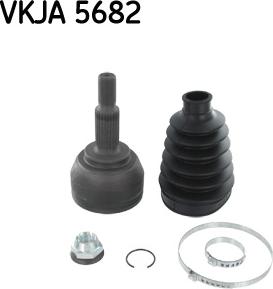 SKF VKJA 5682 - Шарнирный комплект, ШРУС, приводной вал autosila-amz.com