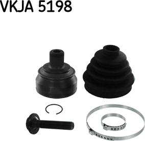 SKF VKJA 5198 - Шарнирный комплект, ШРУС, приводной вал autosila-amz.com