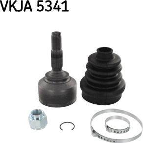 SKF VKJA 5341 - Шарнирный комплект, ШРУС, приводной вал autosila-amz.com