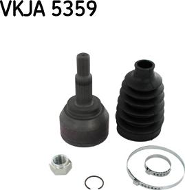 SKF VKJA 5359 - Шарнирный комплект, ШРУС, приводной вал autosila-amz.com
