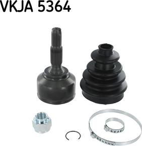 SKF VKJA 5364 - Шарнирный комплект, ШРУС, приводной вал autosila-amz.com