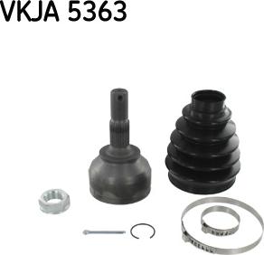 SKF VKJA 5363 - Шарнирный комплект, ШРУС, приводной вал autosila-amz.com