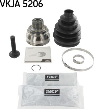 SKF VKJA 5206 - Шарнирный комплект, ШРУС, приводной вал autosila-amz.com