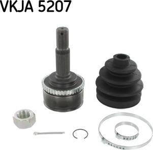 SKF VKJA 5207 - Шарнирный комплект, ШРУС, приводной вал autosila-amz.com