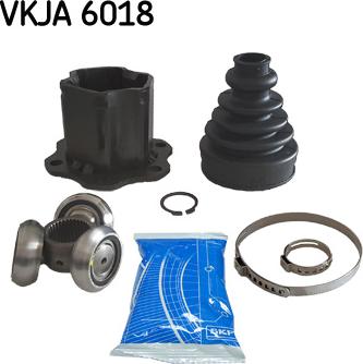 SKF VKJA 6018 - Шарнирный комплект, ШРУС, приводной вал autosila-amz.com